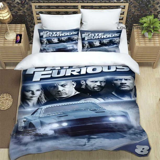 Fast & Furious printed Bedding Sets exquisite bed supplies set duvet cover bed comforter set bedding set luxury birthday gift