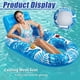 thumbnail image 3 of Flotador inflable para piscina al aire libre, silla flotante de PVC con reposacabezas y portavasos, juguetes para fiestas en la playa para niños y adultos., 3 of 5