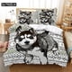 thumbnail image 1 of Graffiti Fashion Bedding Set Digital Printing Duvet Cover Sets Quilt Cover + Pillowcases USEUAU, 1 of 5
