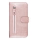 thumbnail image 4 of Funda con Cremallera para Samsung Galaxy Note 10, Carcasa Cartera de Cuero PU con Soporte y Tarjetero, 4 of 5