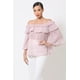 thumbnail image 2 of Top Transparente con Lunares y Hombros Descubiertos M, 2 of 7