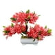 thumbnail image 4 of Árbol De Bonsái Artificial, Decoración De Plantas Artificiales Para Granja, Estante De Oficina, Rojo, 4 of 5