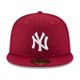 thumbnail image 2 of Gorra Burgundy White de los Yankees por New Era, 2 of 6