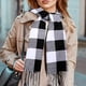 thumbnail image 4 of Bufanda de invierno para niños, chales cálidos, bufandas para padres e hijos, bufandas a cuadros para mujer, pequeñas, 4 of 5