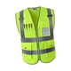 thumbnail image 2 of Chaleco de Seguridad Reflectante de Alta Visibilidad, Color Verde, Talla XL, 2 of 3