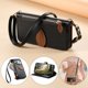 thumbnail image 5 of Funda tipo cartera FOXDOCK para Samsung Galaxy S26 Ultra con ranuras para tarjetas, soporte y cremallera - Pulsera larga negro, 5 of 6