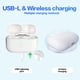 thumbnail image 4 of Estuche de carga inalámbrica para AirPods Pro 1 y 2 con Bluetooth, 4 of 8