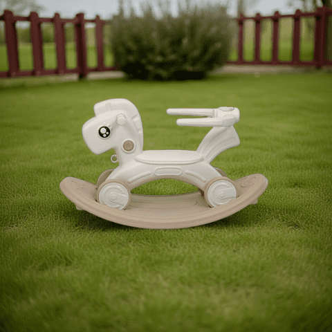 Igpro - Caballito Balancil Infantil Beige