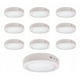 thumbnail image 1 of Pack 10 Foco Panel Plafon Led Sobrepuesto Redondo 12w Calid, 1 of 3