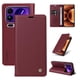 thumbnail image 4 of Funda Billetera de Cuero para Xiaomi 17 Pro Max con Tarjetero y Soporte - Tapa Magnética Rojo, 4 of 5