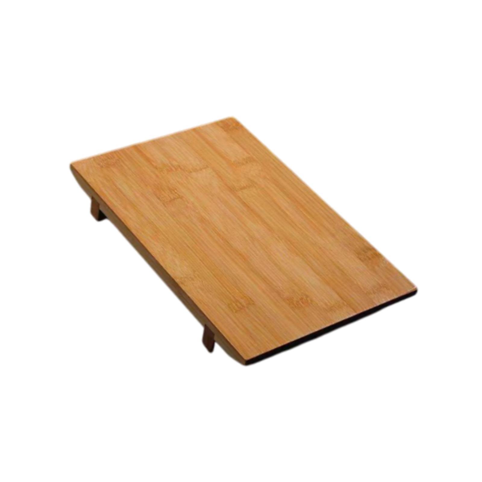 Magideal - Plato De Sushi Japonés De Madera, Soporte Para Sushi, Bandeja De Postres Versátil Fácil De Limpiar, Tabla De Aperitivos Para Uso Doméstico Y Comercial Grande