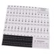 thumbnail image 1 of calcomanías de piano con notas musicales de teclado para 49/54/61/88 teclas negras, 1 of 5