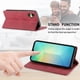 thumbnail image 2 of Funda tipo cartera con bloqueo RFID para Samsung Galaxy A06 Con tapa abatible, portatarjetas, cierre magnético, TPU y soporte Rojo, 2 of 6