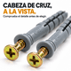thumbnail image 5 of Tarugo Clavo Punta Cruz 8x60mm Toolmak Caja 100 Unidades, 5 of 8