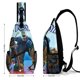 thumbnail image 2 of Hotel Transylvania Riñonera Bandolera con Estampado Integral para Hombres y Mujeres, Bolso Cruzado Gráfico de Tendencia, Mochila de Hombro Streetwear para Ciclismo y Deportes, Riñonera Versátil Casual, 2 of 6