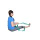 thumbnail image 5 of Cinta de estiramiento Morning Sky 185 cm 10 bucles para rehabilitación y yoga, 5 of 6