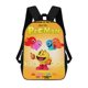 thumbnail image 1 of Pac-Man-theme Backpack, Campus style schoolbag Bookbag with Adjustable Shoulder Straps And Large Zip Compartment, Unisex Travel Bags., 1 of 6