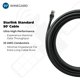 thumbnail image 3 of Cable negro de alta resistencia Winegard Starlink 15 m, 3 of 6