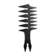 thumbnail image 3 of Pompadour Peluquería Peines De Dientes Anchos Masculino Tenedor Peine Aceite Retro Del Jefe Negro, 3 of 3