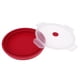 thumbnail image 4 of Cuenco Plegable De Silicona Para Acampar, De Calidad Alimentaria Y Sin BPA 1200 Ml Rojo, 4 of 5