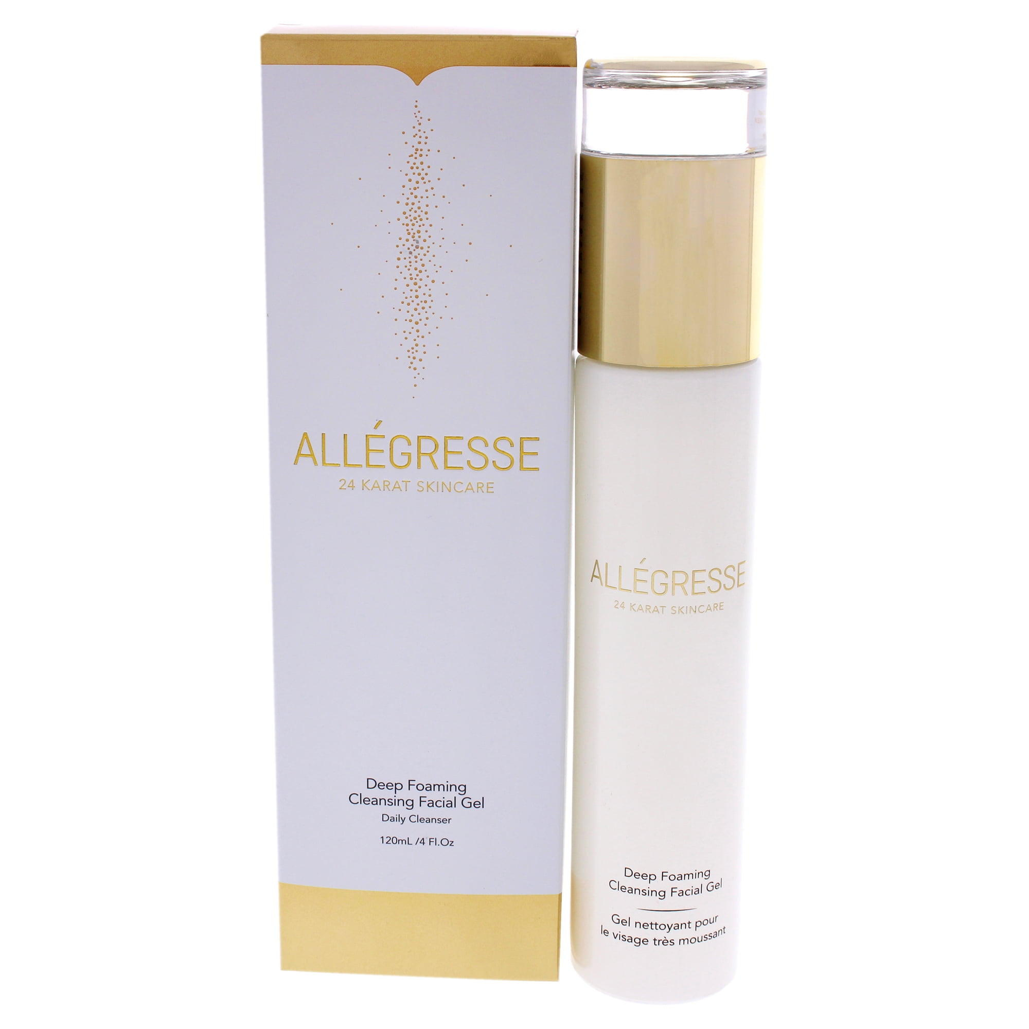 Gel Facial Limpiador Espumoso Profundo Allegresse 24k 120ml Unisex