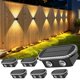 thumbnail image 1 of Luces solares para cercas Ellasay LED 4 unidades impermeables, 1 of 8