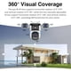 thumbnail image 3 of Camara Seguridad Eversecu Triple Lente WiFi PTZ 2K 360° Exterior, 3 of 3