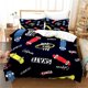 thumbnail image 1 of Skateboard Duvet Cover Microfiber Extreme SportsBedding Set Astronaut Spaceman Skateboard Quilt Cover For Kids Teen Boys, 1 of 5