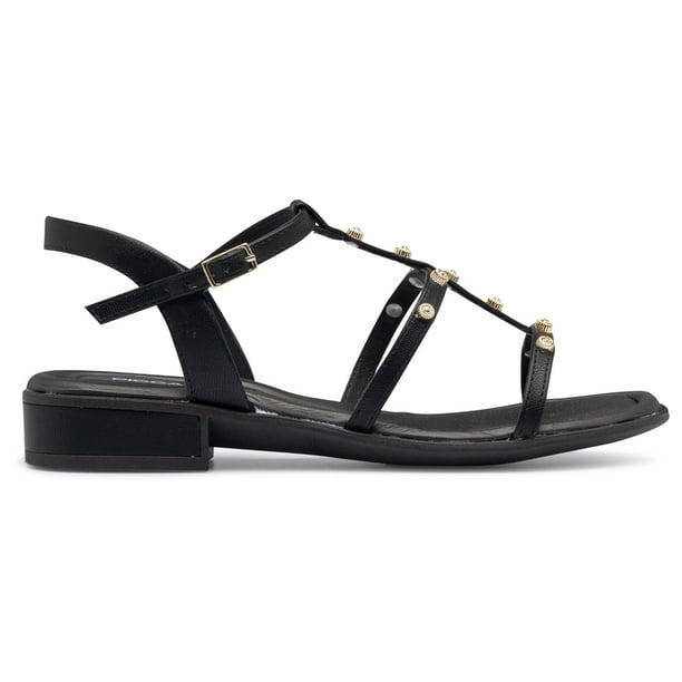 Sandalia Mujer Negro/Dorado Taila 851 Piccadilly