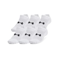 Calcetines Under Armour Training Cotton No Show, 6 Unidades, Color Blanco Xl