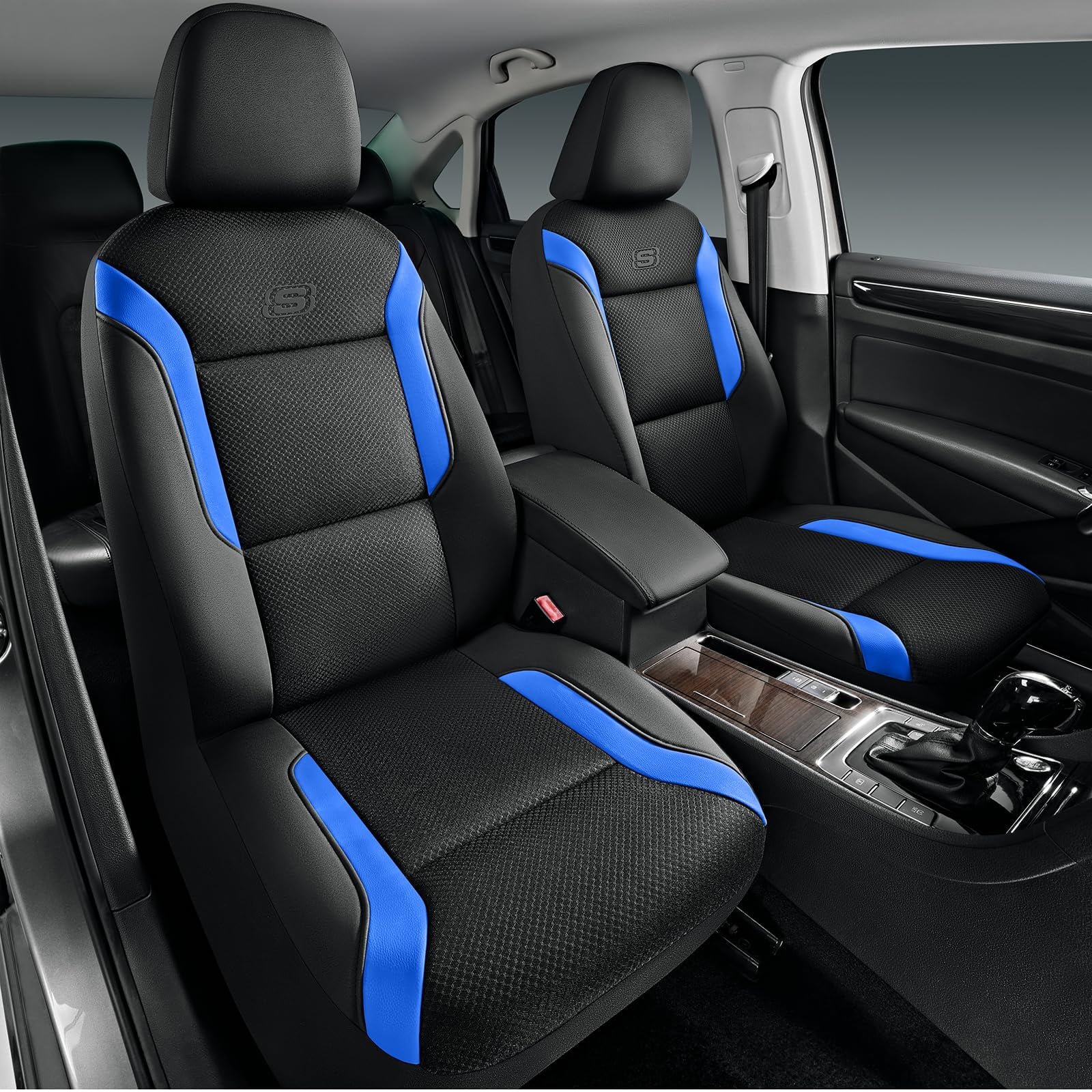 Fundas Para Asientos De Coche Skechers Memory Foam Air Cool Mesh Blue