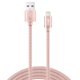 thumbnail image 1 of Cable XYST XYS-L10704B USB a Lightning para carga y sincronización, 3 m, oro rosa, 1 of 4