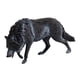 thumbnail image 1 of Mini Estatuilla De Lobo Artesanal, Juguetes De Animales En Miniatura Para Niños, Niñas, Niños, Negro, 1 of 5