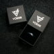thumbnail image 3 of Anillo de Carburo de Tungsteno Aurora Borealis Talla 11 USA Hombre, 3 of 3