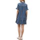 thumbnail image 3 of INSPIRE CHIC Vestido Mini de Mezclilla para Mujer con Mangas con Volantes, Botones, Cuello Casual, Vestidos de Jean con Bolsillos XS Azul, 3 of 6
