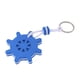 thumbnail image 3 of Novedad Canotaje Flotante Llavero Llavero Llaveros Flotador Timón Azul, 3 of 3