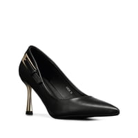 Zapato Taco Alto Formal Simil Charol Mujer Weide Ghe38