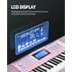 thumbnail image 3 of Teclado Donner DEK-610S de 61 teclas con soporte, taburete, rosa, 3 of 3