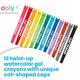 thumbnail image 2 of Juego de 12 crayones de gel Ooly Cat Parade para niños y adultos, 2 of 6