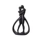 thumbnail image 1 of Estatua De Pareja Abrazada Para El Hogar, Adorno Coleccionable Para El Gabinete Del Hogar, Aniversario, Negro, 1 of 5