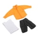 thumbnail image 3 of Figura De Hombre A Escala 1/12, Camiseta, Chaleco, Pantalones Cortos, Conjunto Para Figuras De Modelos De Muñecas De 6 Pulgadas, Color Naranja, 3 of 3
