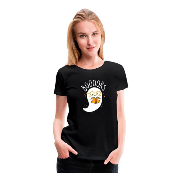 Polera Halloween Boookkksss Terror Fantasma Mujerniña