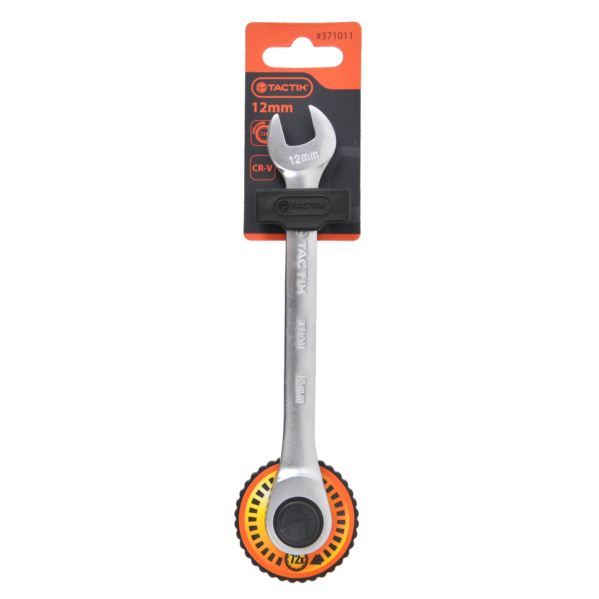 Tactix - Llave Punta Corona Con Chicharra Metrica De 12 Mm