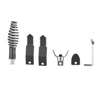 Ioensy - 5 Uds. Limpiador De Drenaje, Cabezales De Corte Combinados, Herramienta De Limpieza De Inodoros De Mantenimiento