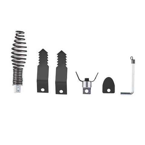 Ioensy - 5 Uds. Limpiador De Drenaje, Cabezales De Corte Combinados, Herramienta De Limpieza De Inodoros De Mantenimiento