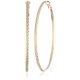thumbnail image 1 of Pendientes GUESS Basic Gold con forma de aro grande con forma de diamante, 1 of 2