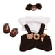 thumbnail image 3 of Mini Ropa Para Muñecas, Disfraces, Camisola, Pantalones Para Muñeca Colgante, Niños De 4 A 7 Años, 8 A 10 Años, Color Marrón Con Zapatos, 3 of 3