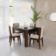 thumbnail image 2 of Juego Comedor Lorenzi 4 Sillas Café, 2 of 8