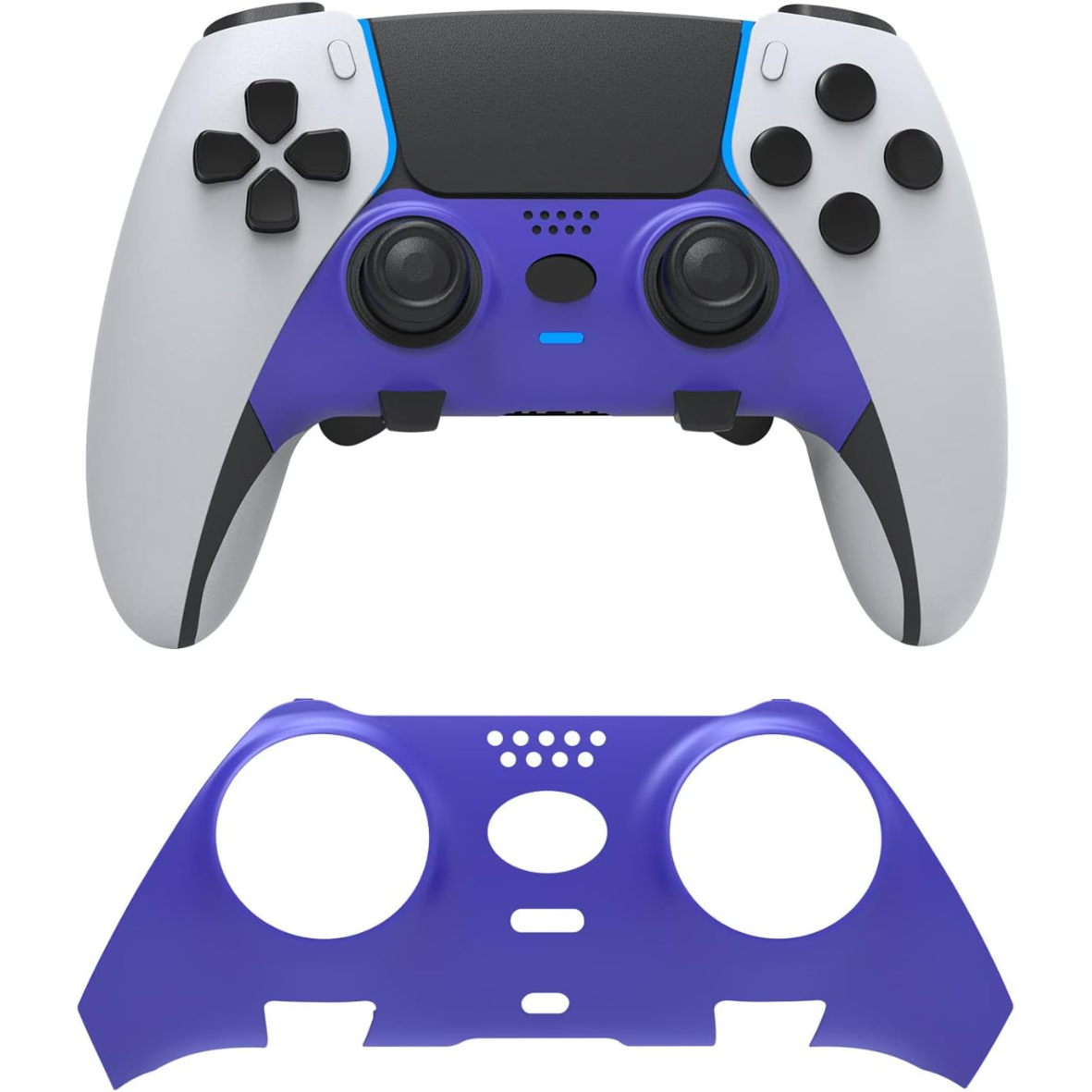 Genérico - Cubierta Decorativa Para El Controlador Ps5 Edge Placas Personalizadas Cubierta-Morado
