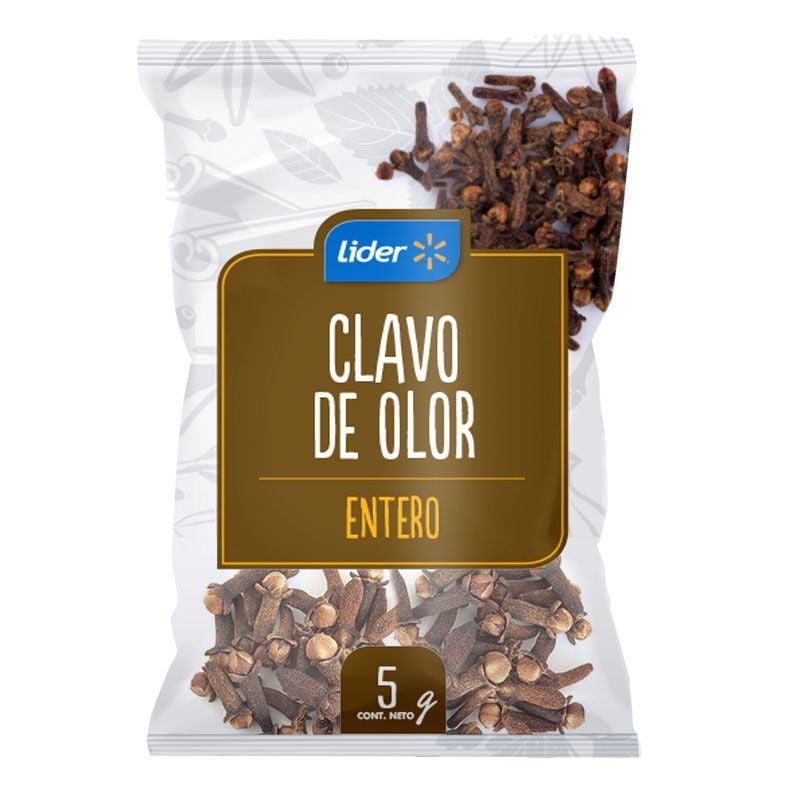 Clavo De Olor Entero Aderezos 5 g Lider